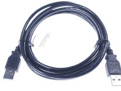 USB-A VERBINDUNGSKABEL,  2.0, SCHWARZ,  1,8M