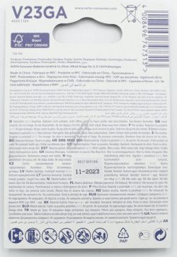4223101402 V23GA 12V-GLAVNA ĆELIJA BATERIJA VARTA ELECTRONICS 2KOM BLISTER