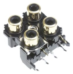643810028008S TERMINAL - CINCH BUCHSE 4P AU