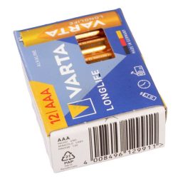 LR3 4103301132 VARTA LONGLIFE AAA MICRO CUBE,  12ER PACK