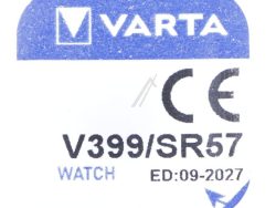 SR57 V399 1,55V-42MAH SILBEROXID HIGH DRAIN KNOPFZELLE VARTA 9,5X2,7MM