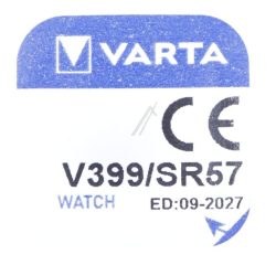 SR57 V399 1,55V-42MAH SILBEROXID HIGH DRAIN KNOPFZELLE VARTA 9,5X2,7MM