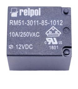 12VDC 10A-250VAC RM51-3011-85-1012 RELEJ,  1 KONTAKT