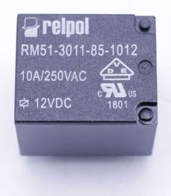 12VDC 10A-250VAC RM51-3011-85-1012 RELEJ,  1 KONTAKT
