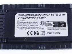 21,6V-2000MAH LI-ION STAUBSAUGER AKKU ALTERNATIV FÜR SAMSUNG