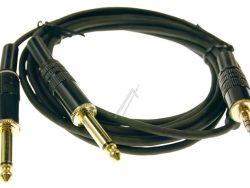 2X 6,3MM KLINKENSTECKER MONO > 3,5 MM KLINKENSTECKER STEREO
