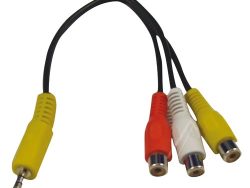 30069713 CABLE STEREO TO RCA 15CM R/ Y/ W PAH