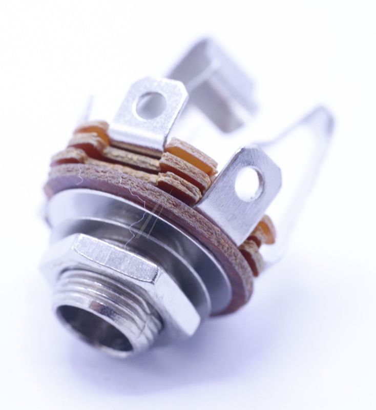 KLINKENEINBAUBUCHSE 6,3MM STEREO M. GESCHL.SCHALTUNG