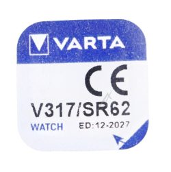 SR62 V317 1,55V-8MAH SILBEROXID LOSE KNOPFZELLE VARTA 5,8X1,6MM