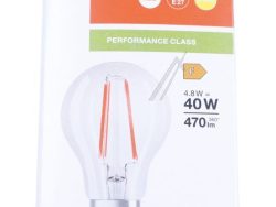 LEDCLA40DIM 4.8 LED CLASSIC A DIM P 4.8W 827 FIL CL E27