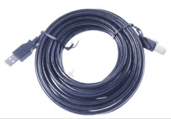 USB-A ADAPTERKABEL,  USB-B,  2.0, SCHWARZ,  5M