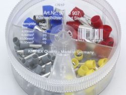 97 99 907 ADERENDHÜLSEN-SORTIMENT 4,0-16MM² ISOLIERT 100 STÜCK
