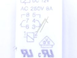 12VDC 8A-250VAC AZ742-2C-12DE RELAIS,  2 WECHSLER
