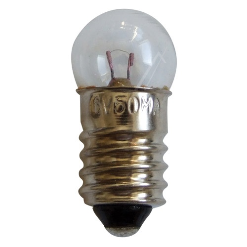 6,0V-0,05A-0,3W E10-LAMPA