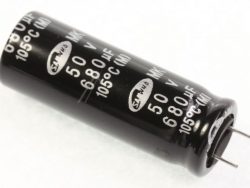 2401-004106 C-AL,680UF,20%,50V, -, BK,12.5 X35,5