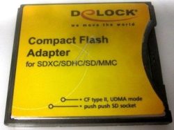61796 COMPACT FLASH ADAPTER FÜR SD SPEICHERKARTEN