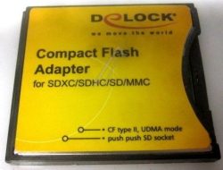 61796 COMPACT FLASH ADAPTER FÜR SD SPEICHERKARTEN