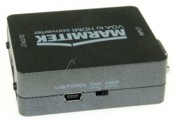 CONNECT VH51 25008267 VGA AUF HDMI ADAPTER -KONVERTER PC ZU BEAMER - 3,5 MM AUDIO-ANSCHLUSS -