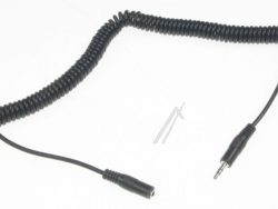 3,5MM-KLINKENSTECKER/ 3,5MM-KLINKENKUPPLUNG 3,0M SPIRALKABEL