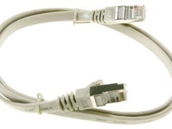 PATCHKABEL CAT7, RJ45, U/ FTP,  GRAU,  1M,  SLIM