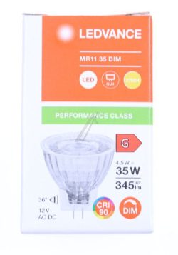 LED MR113536 DI LED MR11 DIM P 4.5W 927 GU4
