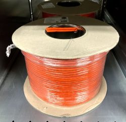 CAT.7 DUPLEX VERLEGEKABEL 1000 MHZ S/ FTP PIMF ORANGE,  100M