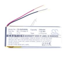 3,7V-330MAH LI-POLYMER AKKU ALTERNATIV FÜR SONY