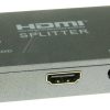SPLIT 312 UHD 25008255 HDMI SPLITTER 4K60 -1 EIN /  2 AUS - ULTRA HD - 4K60 - HDMI VERTEILER - EDID SCHALTER
