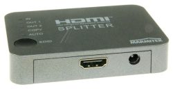 SPLIT 312 UHD 25008255 HDMI SPLITTER 4K60 -1 EIN /  2 AUS - ULTRA HD - 4K60 - HDMI VERTEILER - EDID SCHALTER