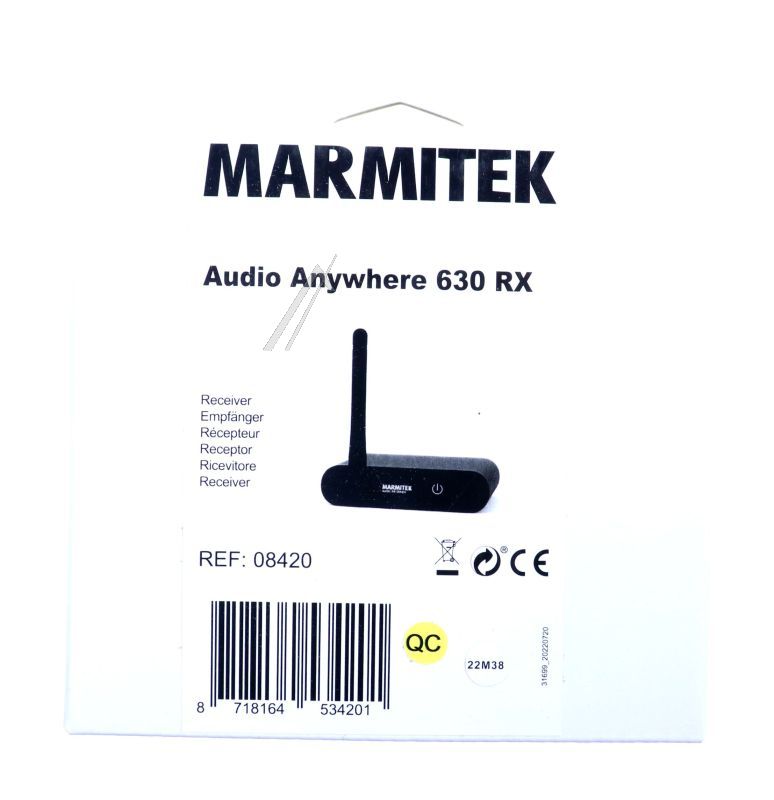AA630 RX 08420 ZUSÄTZLICHER EMPFÄNGER - AUDIO ANYWHERE 630