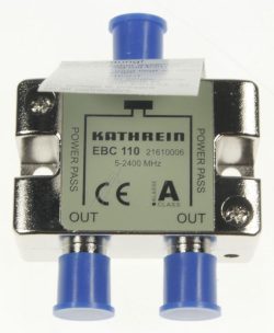 EBC 110 21610006 2FACH-F-VERTEILER 5-2400 MHZ SCHIRMKLASSE A