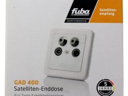 GAD 400 22520051 TWIN-SAT-EINZELSTECKDOSE,  4-LOCH