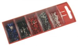 S20205RD ADERENDHÜLSEN-SORTIMENT ISOLIERT FÜR 0,5-2,5MM² IN SLIDEBOX