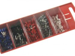S20205RD ADERENDHÜLSEN-SORTIMENT ISOLIERT FÜR 0,5-2,5MM² IN SLIDEBOX