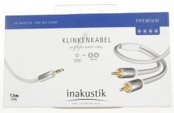 004100015 PREMIUM II MP3 KABL 2XČINČ - BANANICA 3.5MM 1.5M