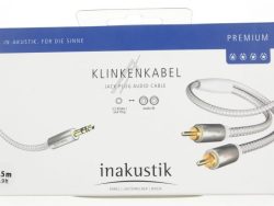 004100015 PREMIUM II MP3 KABL 2XČINČ – BANANICA 3.5MM 1.5M