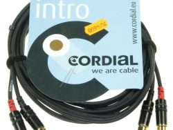CFU 3 CC STEREO-AUDIOKABEL,  2X CINCH-STECKER /  2X CINCH-STECKER,  3M