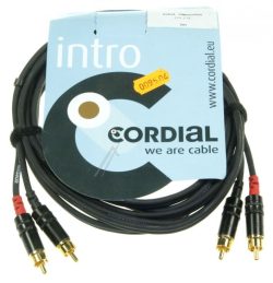 CFU 3 CC STEREO-AUDIOKABEL,  2X CINCH-STECKER /  2X CINCH-STECKER,  3M