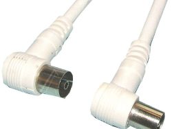 ANTENNENKABEL 2,5M WEISS ST-KUPP WINKELSTECKER