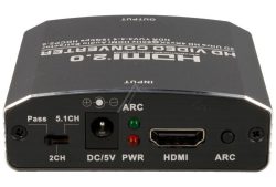 HDMI 2.0 4K AUDIO EXTRACTOR WITH ARC
