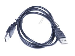 USB-A VERBINDUNGSKABEL,  2.0, SCHWARZ,  1M