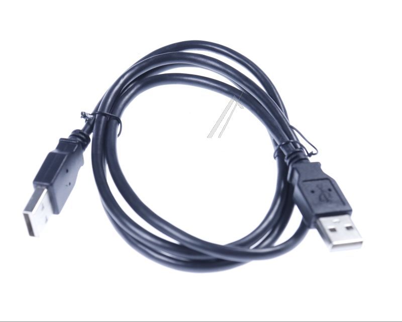 USB-A VERBINDUNGSKABEL,  2.0, SCHWARZ,  1M