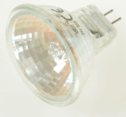 GU4 NIEDERVOLT HALOGENGLÜHLAMPE MIT KALTLICHTREFLEKTOR UND FRONT