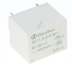 12VDC 10A-250VAC 36.11.9.012.4011 RELEJ