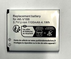 3,7V-1100MAH LI-ION PHONE AKKU ALTERNATIV FÜR EMPORIA TOUCH SMART