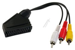 SCART-BUCHSE/ 3X RCA 2X AUDIO 1VIDEO L= 0,2M