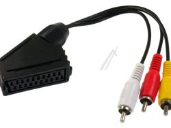 SCART-BUCHSE/ 3X RCA 2X AUDIO 1VIDEO L= 0,2M