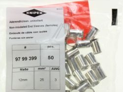 97 99 399 ADERENDHÜLSEN 25,0 MM² ,  AWG 30 ,  50 STÜCK