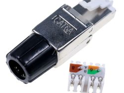 TI17Q WERKZEUGFREIER FELDKONFEKTIONIERBARER STECKER CAT6A