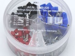 97 99 908 ZWILLING ADERENDHÜLSEN-SORTIMENT 0,75 – 2,5MM² ISOL. 200ST.